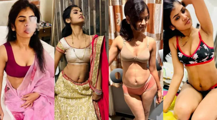Indian Beautiful Sexy HouseWife Smoking Riding Viral Video